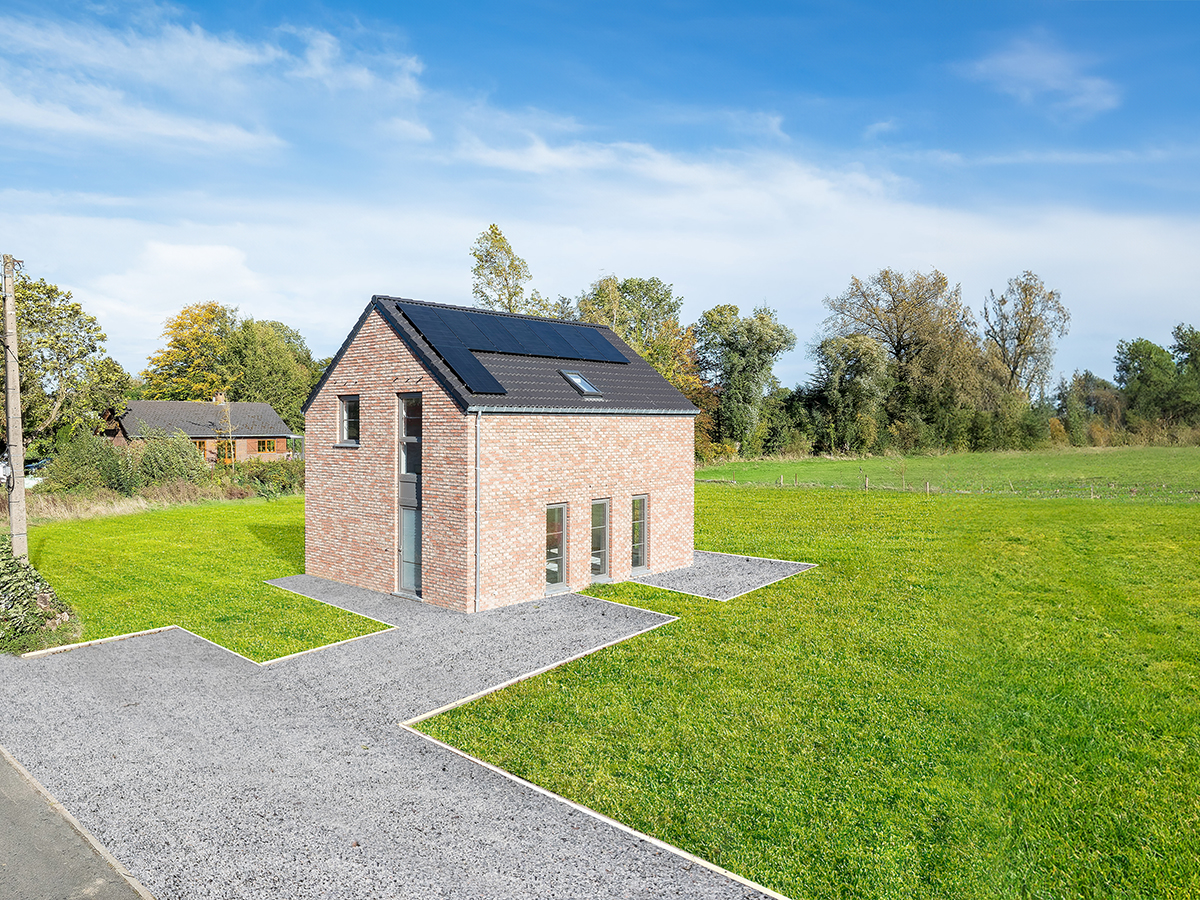 Un client nous ouvre les portes de sa maison neuve à Blaugies