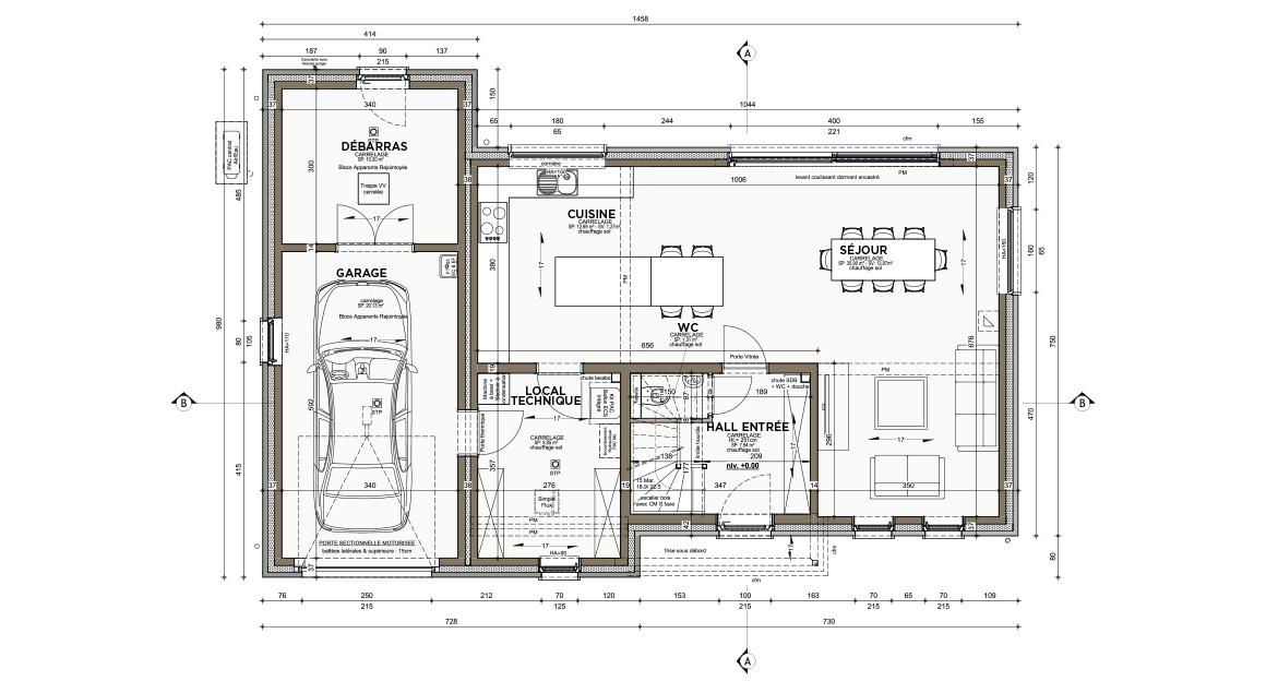 Maison d'inspiration 03 - Plan