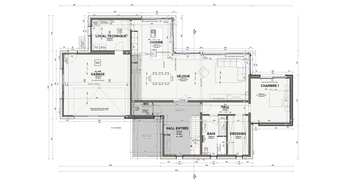 Maison d'inspiration 05 - Plan