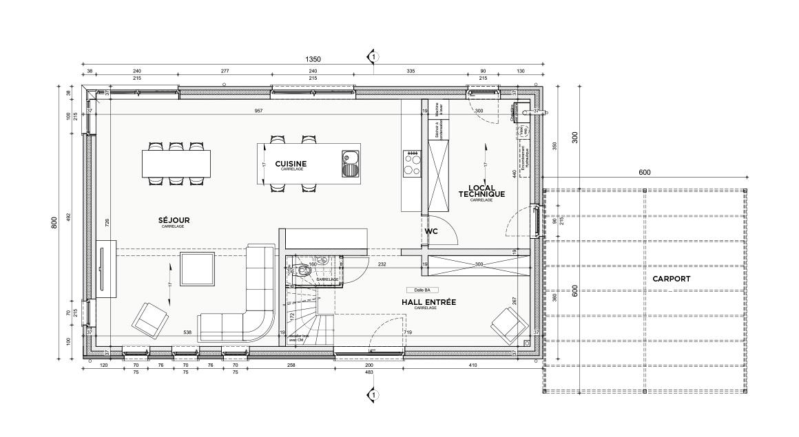 Maison d'inspiration 06 - Plan