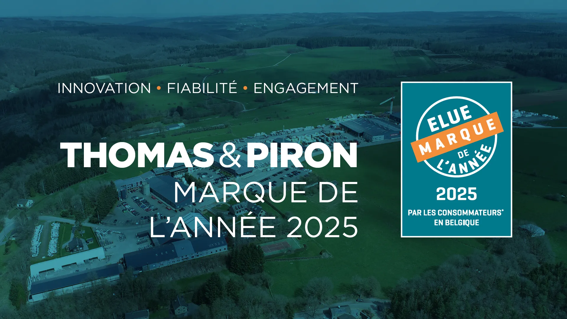 L’entreprise Thomas & Piron élue « Marque de l'Année 2025 »